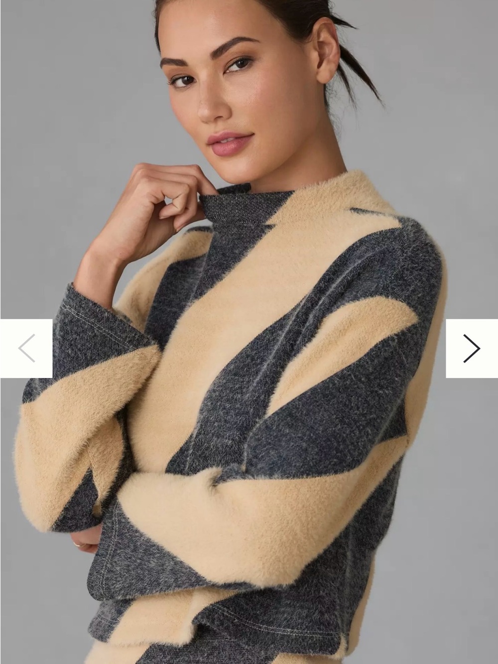 Maeve Mock-Neck Sweater Sz medium